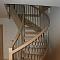 Master crafted spiral staircase with stainless steel spindles (view1)